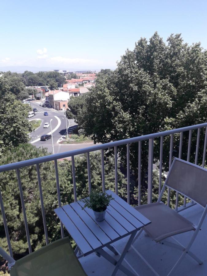 Residence d'Anjou - Grand studio avec balcon et parking privatif Perpignan Extérieur photo